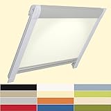 Rollo für Velux Dachfenster mit Seitenschienen, Thermorollo, Verdunkelungsrollo, Sichtschutzrollo, Schienen, Sonnenschutz auf Maß