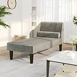 INLIFE Schlafsofa 2-Sitzer Hellgrau Samt,Grau,10.6KG,340714