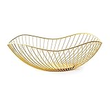 None/Brand JYBU Fruit basket gold, Acrylic