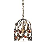 VITALUCE Pendelleuchte, Hängeleuchte, Eleganter Stil, VE1410/3S, 3-flammigxE27 max 40W, Farbe: einschwärzen gold, Material: Metall, H90xB29xL29, 1 kg