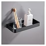 HASMI Duschregal Floating-Regale, Wandmontierte Badezimmer-Wandregale mit Handtuchstange, auch ideal for Schlafzimmer-Dekor und Küchenträger Badezimmer Regal (Size : 40 cm)