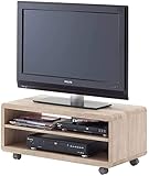 Robas Lund JEFF 7 TV-Board/Media-Board, MDF, ca. 79 x 35 x 39 cm, Eiche sägerau NB