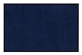 andiamo Fußmatte Verdi Türmatte Sauberlaufmatte für Innen- und überdachte Außenbereiche mit rutschhemmender Rückseite Fußabtreter 40 x 60 cm blau