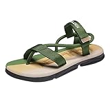Herren Sommer Sandalen Outdoor Verstellbaren Männer Modische Flat Toe Flip Flops Flat Beach Flip Flops Fashion Toe Flip Flops Sandalen Sport Outdoor Trekkingschuhe Wanderschuhe Beach