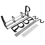 Naemriee 2-Pack Über Dem TüR Schuh, EIN der Wand HäNgender TüR Schuh Organizer, Selbstklebender Schuh Organizer EIN der Wand mit S-Form Montiert