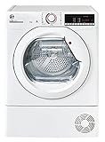 Hoover HLE H9A2TE-S Wärmepumpentrockner / 9 kg / Smarte Bedienung mit NFC-Technologie / AquaVision-Kondenswasserbehälter mit optischer Füllanzeige direkt im Bullauge / Symbolblende