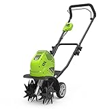 Greenworks G40TL Akku Gartenfräse, Rasenfräse mit Frontzinken, 25 cm Arbeitsbreite, 13 cm Frästiefe OHNE 40V Akku und Ladegerät, 3 Jahre Garantie