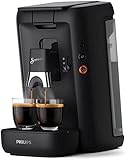 PHILIPS Senseo Maestro Kaffeepadmaschine, Kaffeestärkewahl und Memo-Funktion, 1,2 Liter Wasserbehälter, Grünes Produkt, Farbe: Schwarz (CSA260/65)