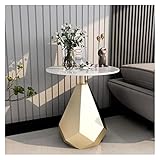 Couchtisch Wohnzimmertisch Moderner runder kleiner Beistelltisch, Nachttisch und Nachttisch, for das Wohnzimmer und Schlafzimmer, Konferenztisch, Kaffeetisch, Besprechungstisch for Büro, Sitzungssaal,