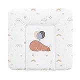 Ceba Baby Wickelauflage weiche Wickelunterlage Baby Wickeltischauflage Abwaschbar 75x70 Big Bear