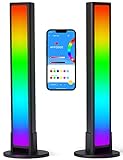 Smart LED Lightbar,RGB LED Lampe mit Mehreren Lichteffekten und Musik Modi,APP Control und für Gaming Beleuchtung,PC,Ambilight Tv Nachrüsten,Raumdekoration,Schreibtisch,Ambient Light Deko Zubehör