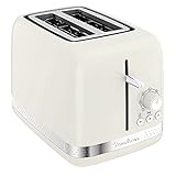Moulinex LT300 Toaster Soleil Toaster, 7 Bräunungsstufen, Stoppfunktion, Auftauen, Aufwärmen, variable Fächerbreite, Zangenzubehör, elfenbein