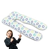 MKS. KomfortKissen Gesundheit Kinder Kissen für Bett Schlafen | Anti-Stress | Gesundheit Kinder Kissen für Bett Schlafen Oeko-Tex Hypoallergenic | kopfkissen für Kinder (4-12 Jahre) Löwe