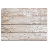 #detailverliebt 100 Papier-Tischsets mit Heller Holzoptik I dv_121 I DIN A3 I Platzsets Platzdecken Tisch-Unterlage beige Deko Natur modern Einweg Used-Look