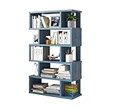 Bücherregal 5 Ebenen Bücherregal Holz Lagerregal Display Rack Standregale Für Home Office Wohnzimmer Arbeitszimmer Bücherregale Bücherschrank Aufbewahrungsregal ( Color : Blu , Size : 80*20*158cm )