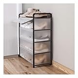 Schuhregale Freistehendes Schuhregal mit 4/5 Etagen, staubdichter Schuh-Organizer für alle Arten von Schuhen, industrieller vertikaler Schuhständer aus Metall Aufbewahrungsorganisator