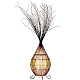 TEmkin Einfache SPA Club Rustikale Tischlampe Retro Südostasien Kreative Persönlichkeit Rattan Schreibtischlampe Kreativer Garten Zuhause Esszimmer Kunsthandwerk Neben Dekoratio