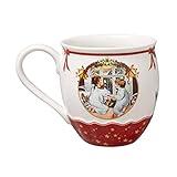 Villeroy & Boch - Annual Christmas Edition Jahresbecher 2022 14,5x10,5x10,5cm, Premium Porzellan, Sammlerstück, Mehrfarbig