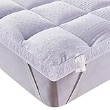 Bedecor 3D Ultra Soft Matratzenauflage,Microfibre Polyester Mattress Pad,rutschfest Antiallergisch Matratzen Topper 140 x 200 cm