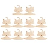 Sysdisen Baby-Kleiderbügel | Kreative Baby-Kleiderbügel aus Holz für Kinderzimmer,Niedliche Fuchsform, Kinderkleiderbügel aus Holz für Kinderzimmerschrank, kreativer Kleiderbügel für Anzug, Kleid