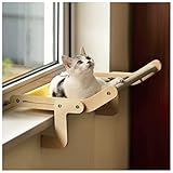 DISHENGZHEN Katzenfenster-Sitzstange, Regalbett, Katzenbettregale, Möbel Für Die Wand, Langlebiges, Stabiles Katzenzubehör, Für Katzen Im Innenbereich, Kein Bohren, Kein Saugnapf