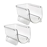 DOITOOL 2 Stück Schubladen-Weinregal Schrank Schubladen-Organizer Kühlschrank Schubladen-Organizer Aufbewahrungsschubladen Organizer Wein-Display-Regale Weinflaschen-Organizer