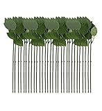 UESDU Künstliche Rosenblätter 30 Stück Künstliche Rosenstiele Dekoration Pflanzen gefälschte Rosen Stamm grün Single Rosenblätter Stiele für DIY Künstliche Blumen