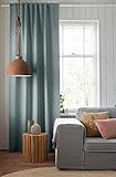 Elbersdrucke Midnight 03 Mint Vorhang mit verdeckten Schlaufen, Polyester, 255x140cm