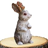 angxiong Hasendekoration – Niedliches Kaninchen hinterlässt Osterdekorationen | Statusdekor Osterhasen Deko Tischdeko Kaninchen Vintage Ostergeschenk für sie, Dekoration