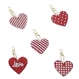 5D DIY KeychainDiamond Painting Kits für und Erwachsene Special Shape Full Drill Diamond Schlüsselanhänger Set -Anhänger-Kits für Rucksack Umhängetasche Zubehör Rot YRv400