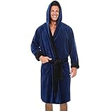 RYTEJFES Bademäntel Für Herren Frottee Mit Kapuze Baumwolle Waffel Sauna Lang Sauna Bademantel Morgenmantel Bademäntel Saunabademantel Frottee Saunakilt Bathrobe Kimono Negligee Saunatuch S #