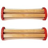 WOODRAM Rollrost Flex 140x200 cm (2x70cm) für Bett - Rolllattenrost 18 Gebogene Birkenlatten mit Gummibändern Verbunden. Lattenroste Holzlatten für alle Matratzen.