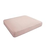 NOPEXTO Sofa Sitzkissenbezug, Jacquard Sofahusse Stretch Couchbezug, Sofasitzbezug überzug Für Sofa L Form Ecksofa Sofa Sitzkissen (GroßEr 4-Sitzer,Rosa)