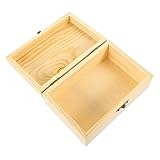 Operitacx Box Box Aufbewahrungsbox Kinder-Lagerplätze Kunststoff-Spielzeugkiste Lagerregale Kunststoff-Kiefernholz-Box Holzkisten Zum Basteln Holz-Schmuckschatulle