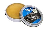 Kaps Hochwertiges Lederfett für Schuhe, zur Lederpflege und Imprägnierung, Dubbin, 3 Farben (Transparent, 100ml)