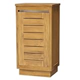 Waschbeckenunterschrank Severa Teak Massivholz Breite vom Unterschrank 40 cm