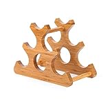 IXART Weinregal/Flaschenregal Kreativer Weinregal 3 Schicht Kitchen Desktop Platz sparsamer Speicherregal Weinregale für Schränke