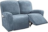 Recliner-Cover 6-teilig, samt weiche Recliner-Stuhlabdeckung for 2Seat, Sofa-Abdeckung Möbelschutz Waschbar Rutsch (Color : #6, Size : 2Seat)