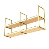 Weinregal Bar Restaurant Hängende Deckenregale Bar Küche Dekorative Organizer Multifunktionale Wandblätter / Regal Holz 80 x 30 x 80 cm 80 x 30 x 80 cm