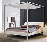 HASENA Top Line Himmelbett Cielo weiß Polsterkopfteil Lecco 180x200