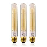 HASWEX Moderner Kronleuchter 3x Retro-Glühbirne E27 T185 40W Glühbirne im Industriestil