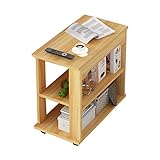 SORVA Nordischer Couchtisch, einfacher Wohnzimmer-Massivholz-Couchtisch, multifunktionaler runder Kleiner Beistelltisch platzierte Trümmer-Nisttische (Color : B)