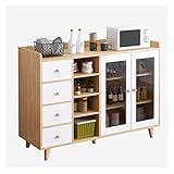 DYPASA Schrank Sideboard Schrank Haushalt Kitchen Tee Schrank Wohnzimmer Wandvorbereitungsschrank Lagertocker Locker Komode