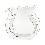 Fenteer Acryl-Blumenvase, Blumenbehälter, trendiges Blumenarrangement, kleine Aquarium-Blumenvase, Tischvase, dekorative Vasen für Esszimmer und Zuhause, Transparent