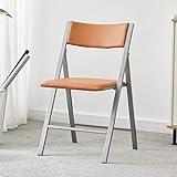 Hocker, Stuhl, Klappstühle, Küche, Esszimmerstuhl, tragbarer Klappstuhl, Sitz und Rückenlehne aus weichem Samt, einfache Moderne Esszimmer- und Campingstühle für Zuhause und Büro (Farbe: K)