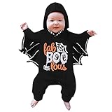 XTBFOOJ Halloween Baby Body mit sprüchen Baby Kleid Schneehose Kinder Baby schaukel Body Chain Body Baby mädchen Baby Weihnachten Little Dutch kinderschlafsack