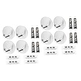 Alipis 2 Sets 4 Stück 304 Edelstahl Für Zuhause Wandmontage Kleiderständer Schlüsselanhänger-Haken Handtuchhaken Wandgarderobe Wandgarderobe Eingangsbereich Klebehaken