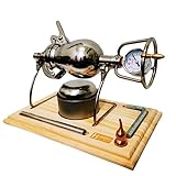 UEIDIHI 26 cm Mini-Popcorn-Maker, Traditionelle Chinesische Retro-Popcorn-Maschine, Hand-Popcorn-Maker-Maschine, Getreideverstärker aus 304 Edelstahl, Heim-Vintage-Dekor