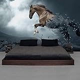 JUEWEIER Tier Pferd Tapete geeignet für Wohnzimmer Schlafzimmer Home Dekoration selbstklebende Wandmalerei