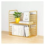Bücherregal Schreibtisch-Organizer, Metallgitter-Design, kleines Bücherregal for Büro, Schreibtisch, Display-Regal, Schreibtisch-Ecken-Organizer und Aufbewahrung for Wohnheim, Heimdekoration, Make-up-